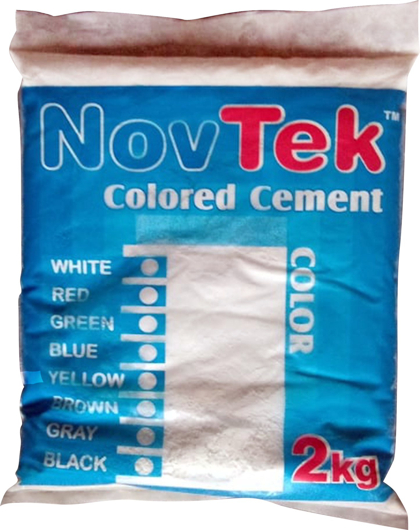 2 KG NOVTEK COLORED CEMENT WHITE