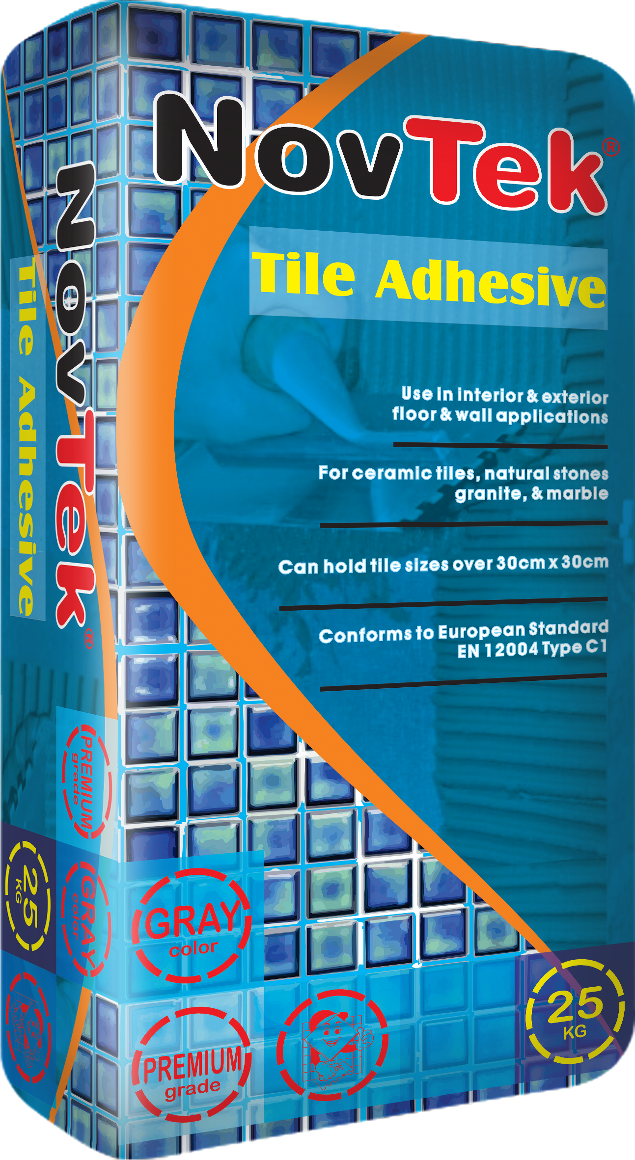25 KG NOVTEK TILE ADHESIVE WHITE