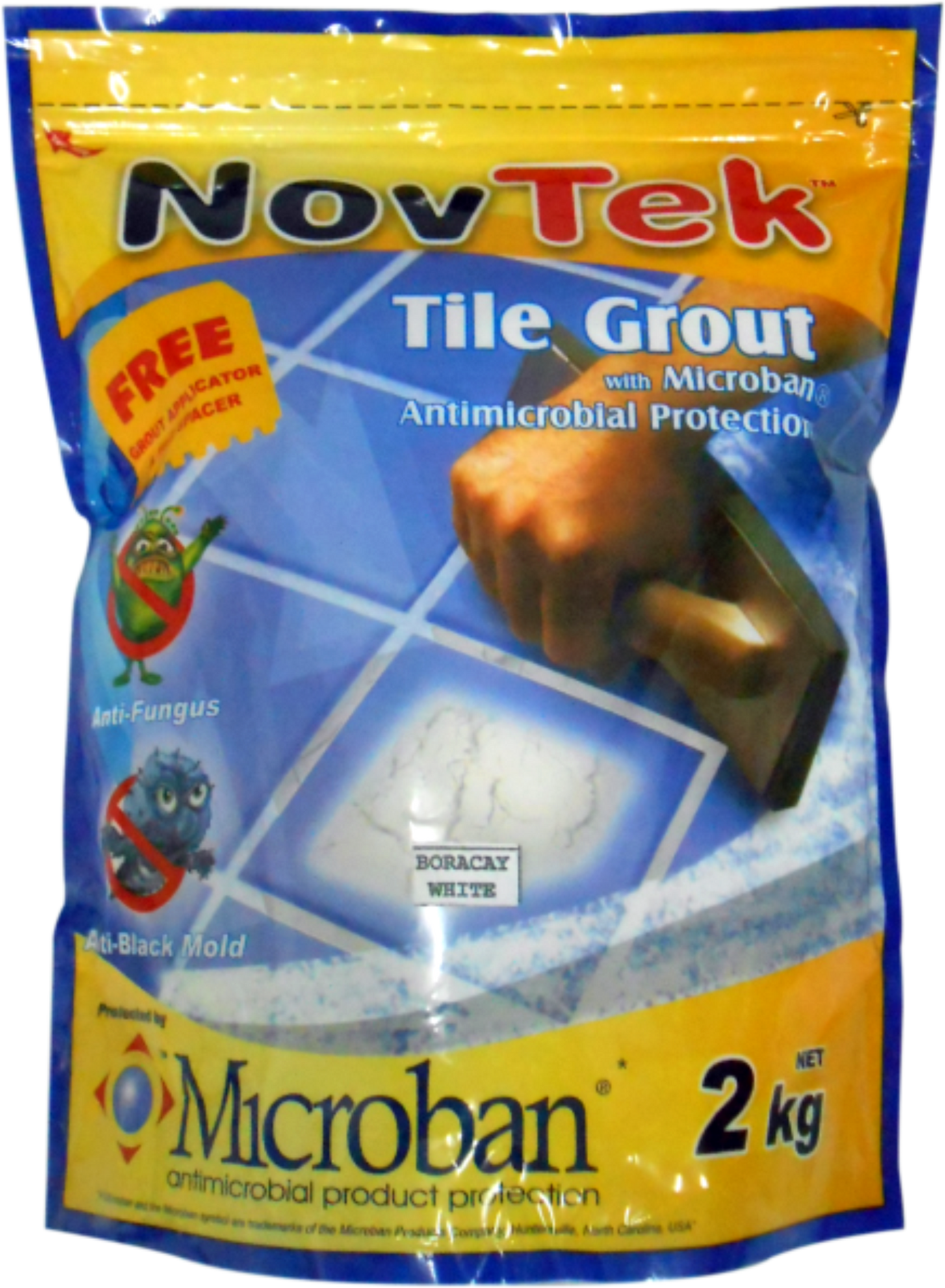 2 KG NOVTEK TILE GROUT