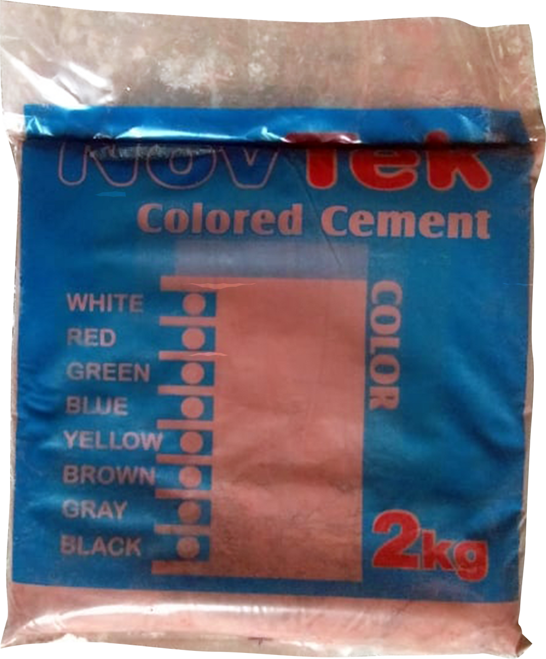 2 KG NOVTEK COLORED CEMENT RED – Novtek