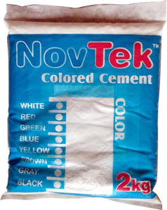 2 KG NOVTEK COLORED CEMENT WHITE