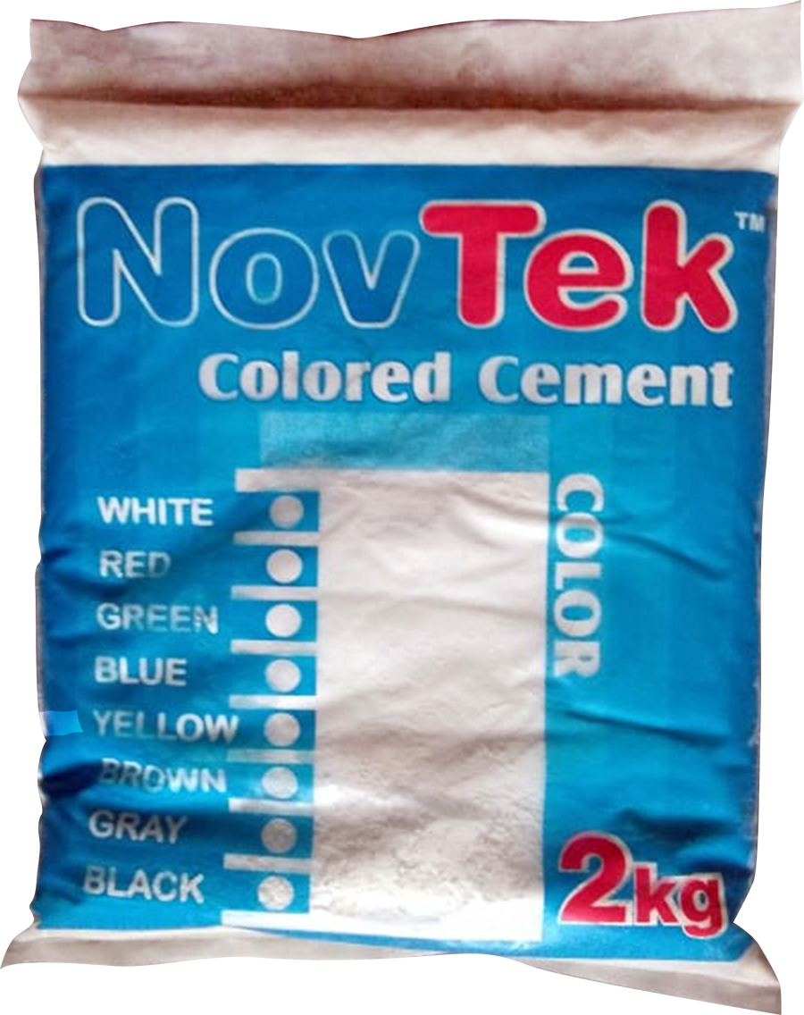 2 KG NOVTEK COLORED CEMENT WHITE – Novtek