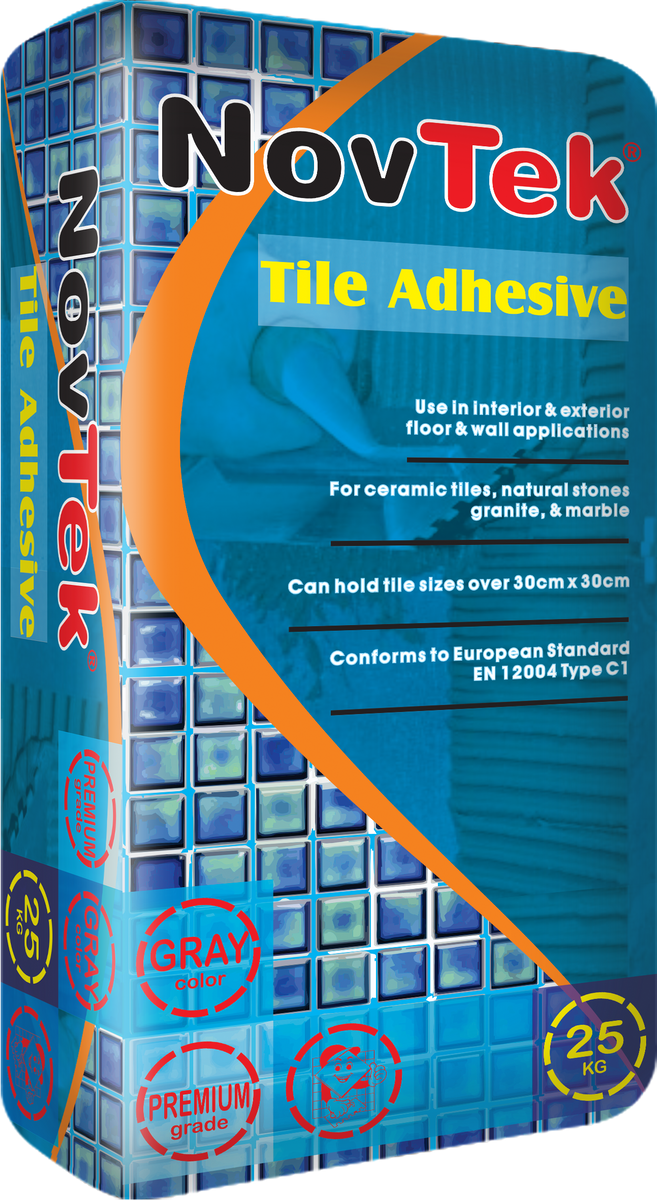 25 KG NOVTEK TILE ADHESIVE – Novtek