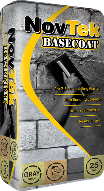 compare product 25 KG NOVTEK BASE COAT
