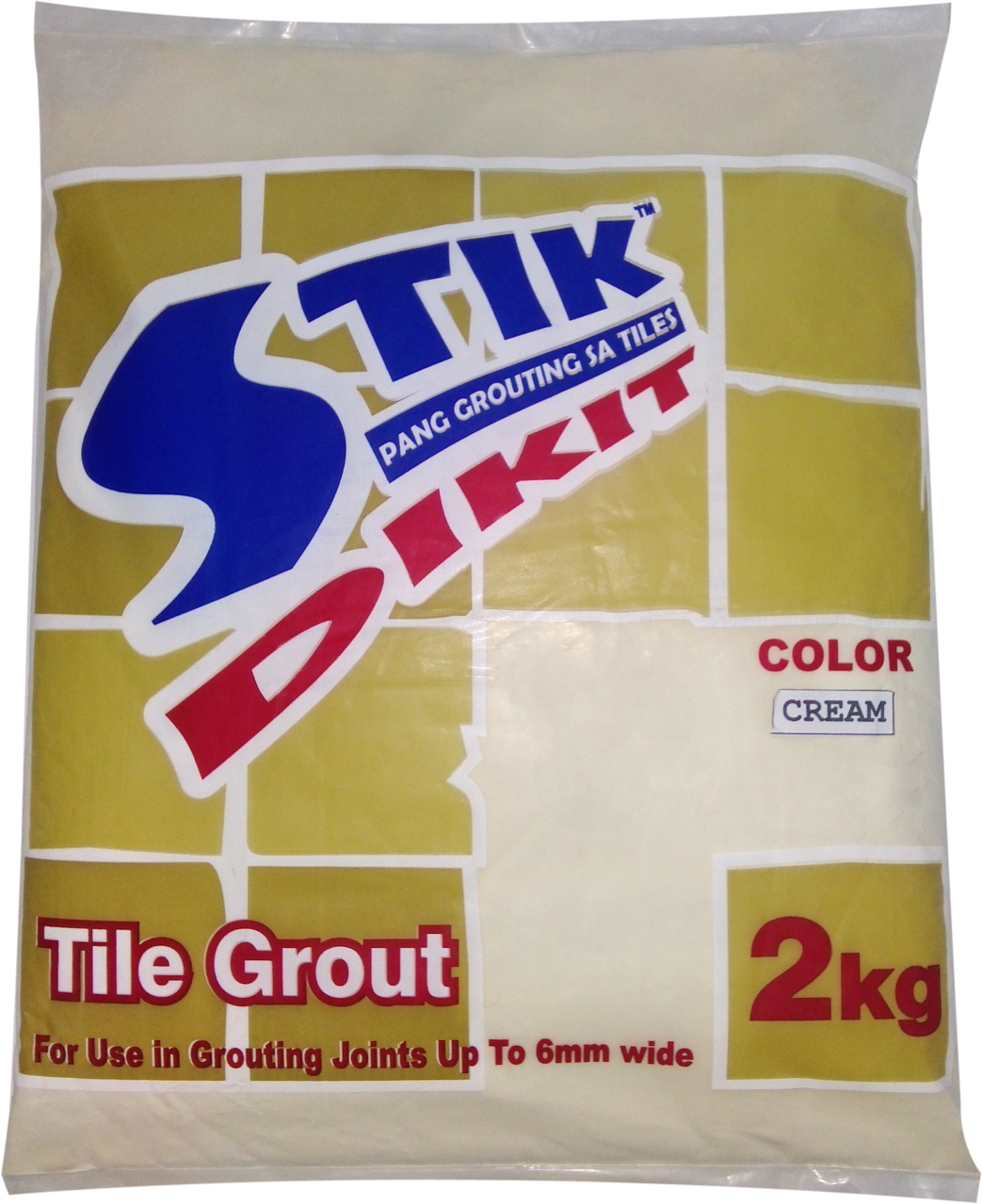 2 KG STIK DIKIT TILE GROUT