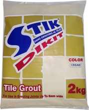 Load image into Gallery viewer, 2 KG STIK DIKIT TILE GROUT 501 PREMIUM WHITE