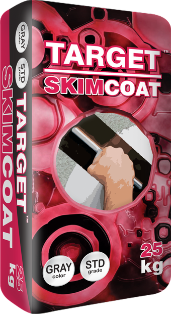 compare product 25 KG TARGET SKIMCOAT STANDARD GRAY