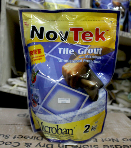 2 KG NOVTEK TILE GROUT 118 PINATUBO GRAY
