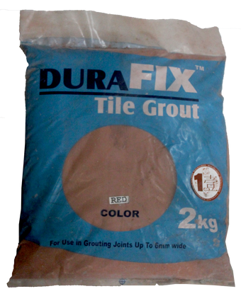 compare product 2 KG DURAFIX TILE GROUT 410 RED