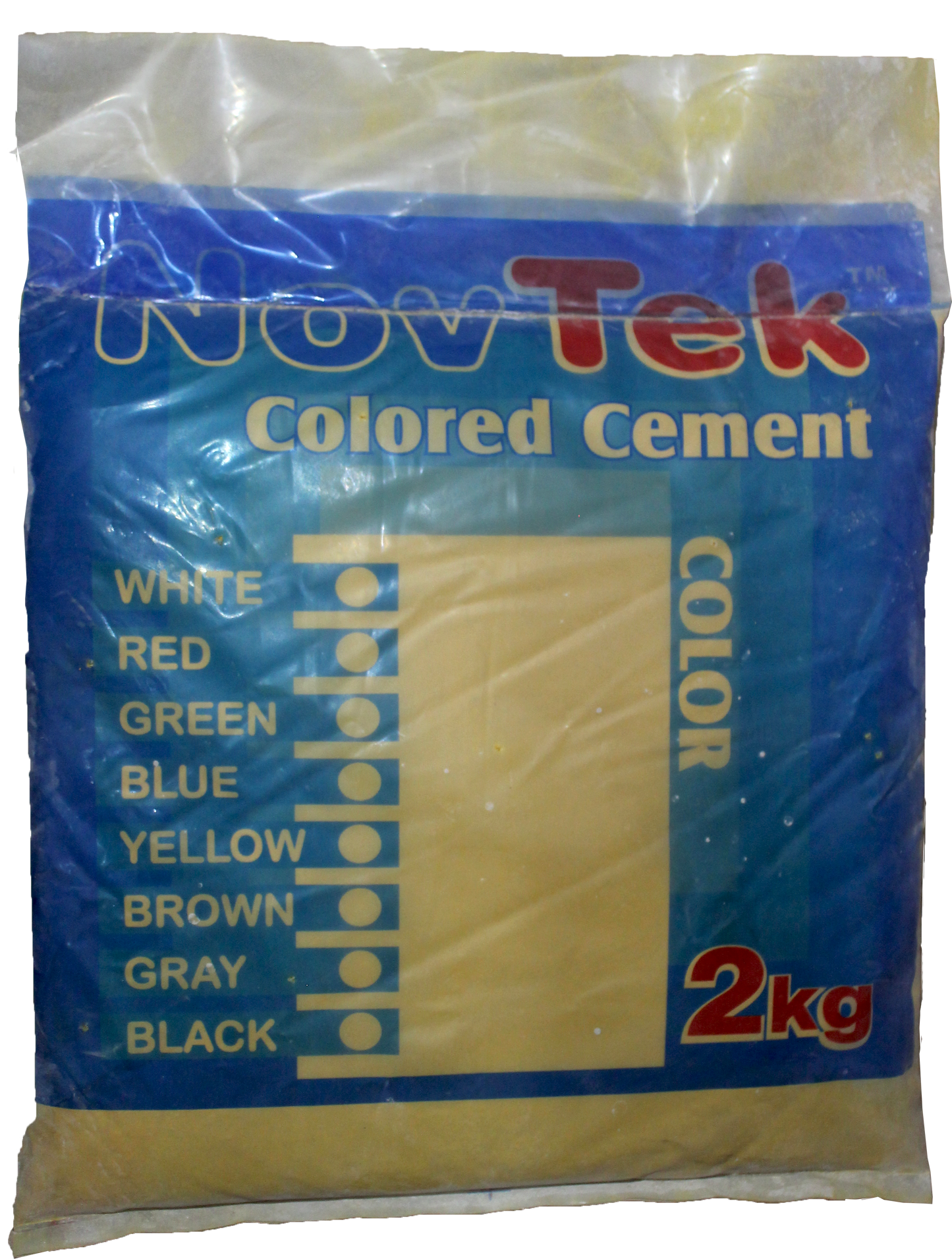 2 KG NOVTEK COLORED CEMENT YELLOW