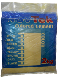 2 KG NOVTEK COLORED CEMENT YELLOW