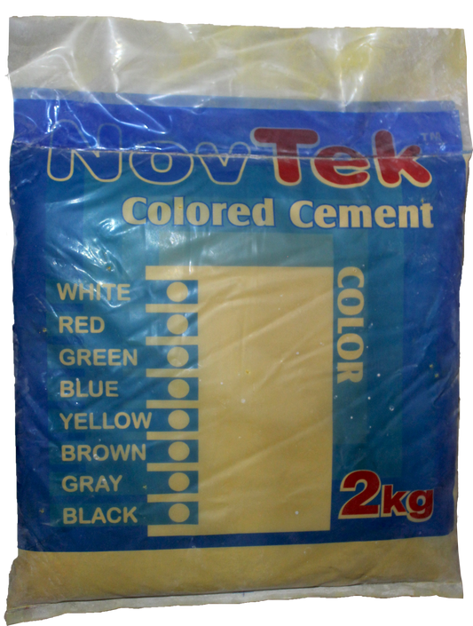 2 KG NOVTEK COLORED CEMENT YELLOW